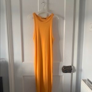 Zara ribbed body con dress